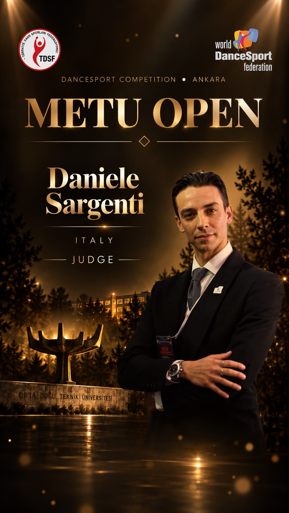 Daniele Sargenti, Italy, judge